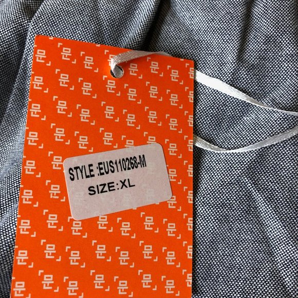 Modcloth Moon Living the Dream Grey Chambray Skirt XL NWT - Picture 8 of 10